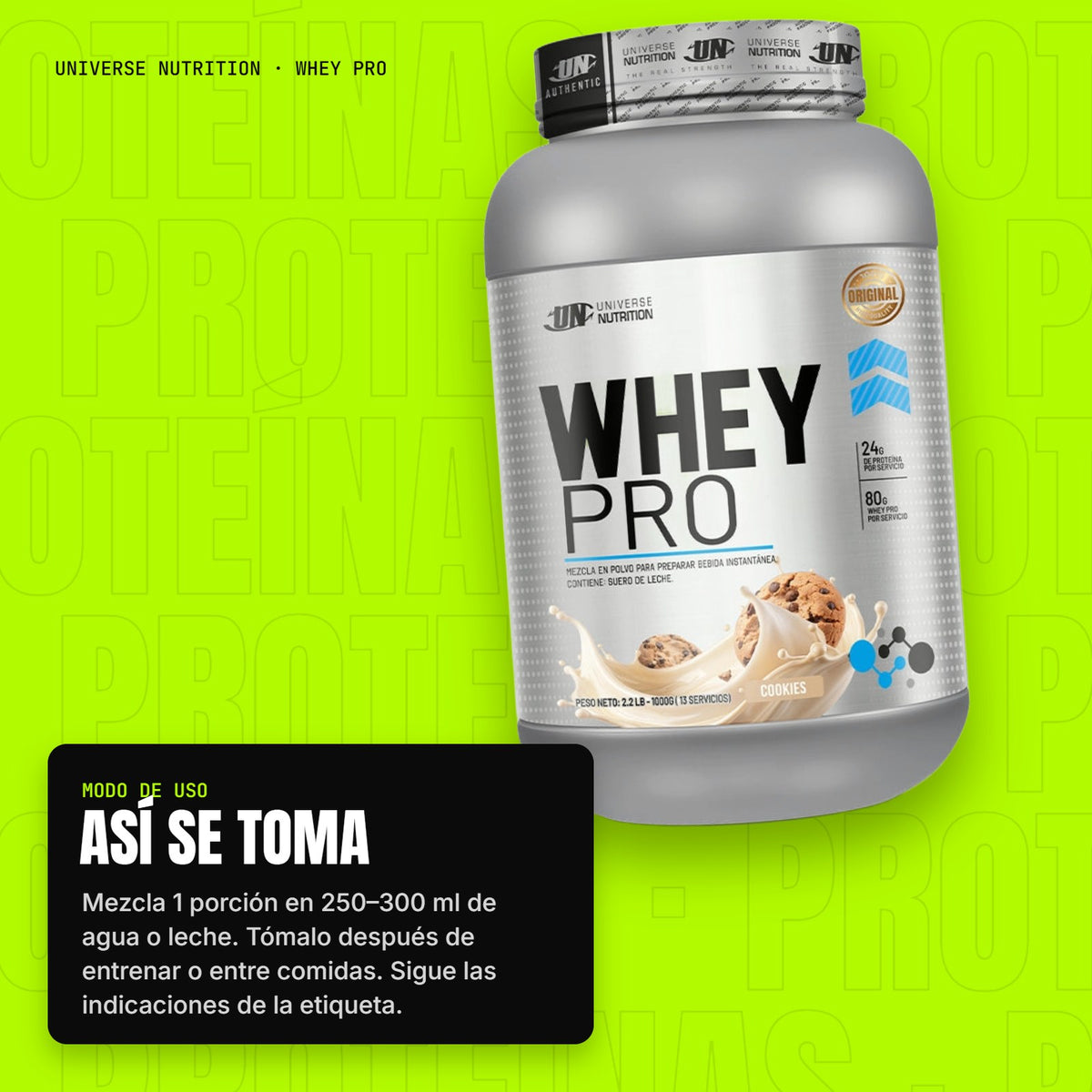 Whey Pro – modo de uso