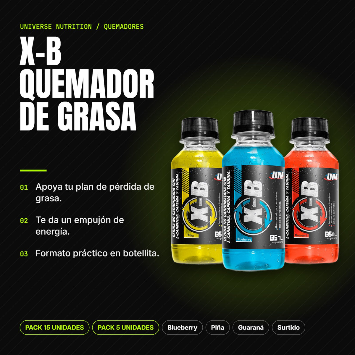 X-B Quemador de Grasa – beneficios