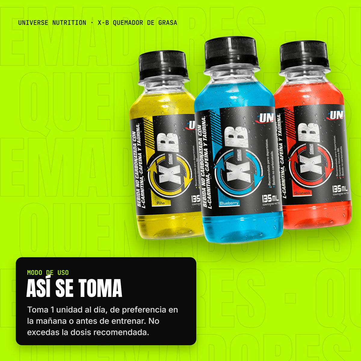 X-B Quemador de Grasa – modo de uso